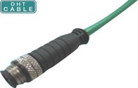 China M9 Straigth Molding Type 6Pin Waterproof Cable Assemblies with RoHS / CE Approved distributor