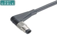 China R/a Right Angle Type M5 Male Waterproof Cable for Machine Vision , Medical Equipment distributor