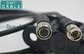Coaxial 12 Pin Male to Female Coupled hirose cable assembly / Analog Cables for Sony Camera supplier