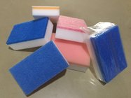 Household cleaning eraser sponge scouring pads