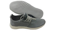 men fly knit  fashion sports shoes grey