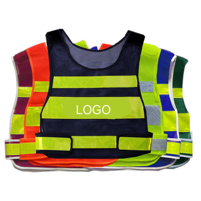 China Safety Reflective Vest Security Products Engineering Vest Logo Customized supplier