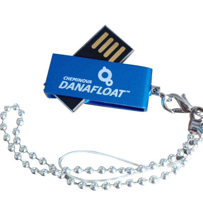 China Promotional Metal Mini Turing USB Flash Drive Keychain Logo Customized supplier