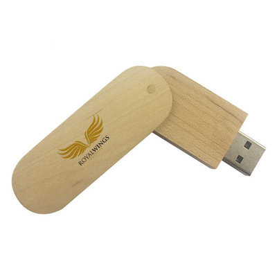 China Small Wooden Promotional USB Flash Drive Cheap Disk Logo customized supplier