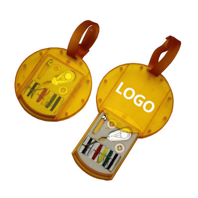 China Plastic Promotional Round Luggage Tap Sewing Box Logo Customized supplier