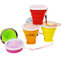 Colorful Silicone Folding Cup Outdoor Portable Cup Logo Customized supplier