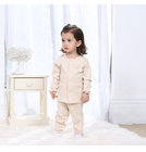 Millidoll Original colour cotton Antibacterial  babies pyjamas sleeping suit long sleeve 2-6 years