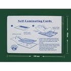 Instant self-laminating Cards