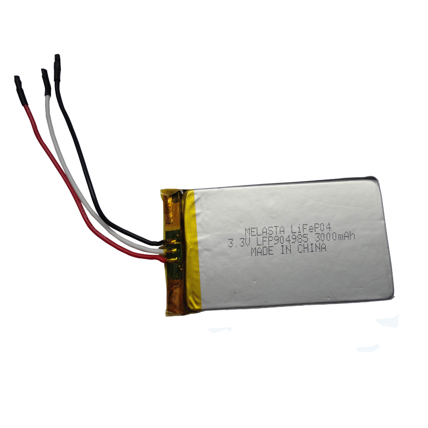 3.3V high temperature Prismatic LiFePO4 batteria with PCM, NTC for solar powered design