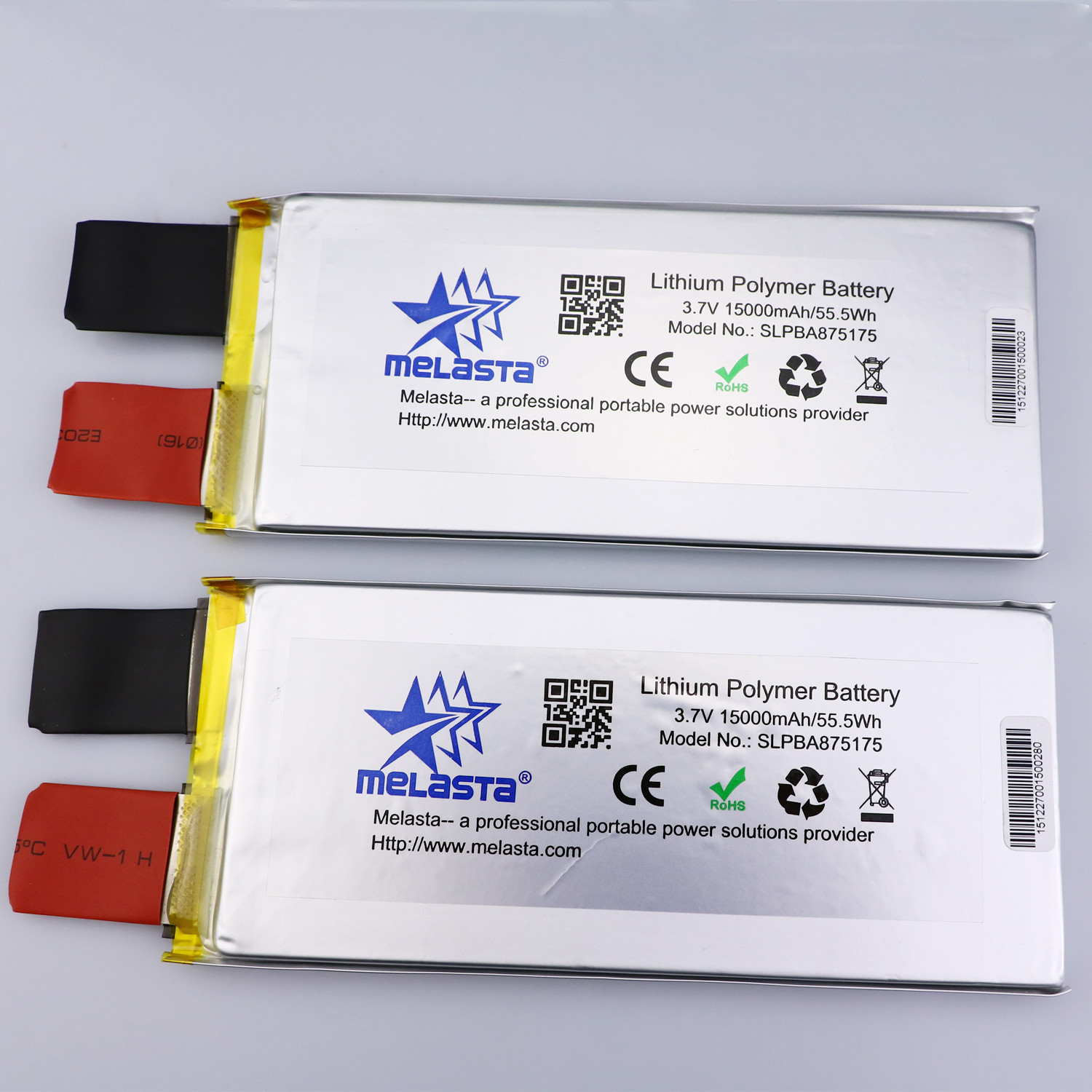 3.7V 15000mAh (55.5Wh) 10C super high capacity lithium ion polymer battery