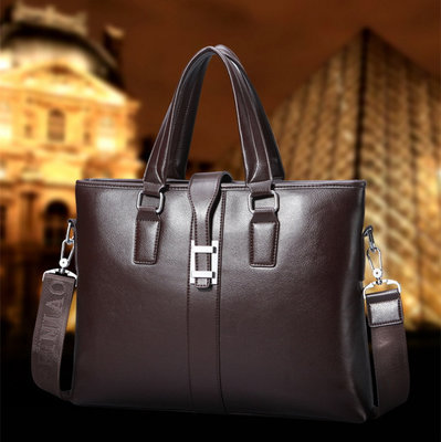 China 2017 Men Casual Briefcase Business Shoulder Bag Leather Messenger Bags Computer Laptop Handbag Bag Men's Travel Bags supplier
