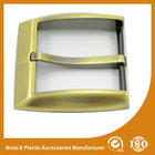 Best Single Pin Customized Belt Buckles Zinc Alloy Metal Laser Logo 35MM GLT-12003 for sale