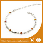 China Girls Stainless Steel Chain Bracelet Color Change Mood Jewelry distributor