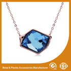 China Silver Or Gold Diamond Pendant Long Body Chain Necklace For Girls distributor