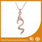 China Professional S Pendant Necklace Stainless Steel Ball Chain Necklace distributor