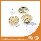 China Gold Custom Metal Buttons For Jeans decorative buttons for clothing distributor