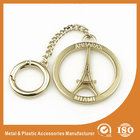 China Gold Custom Size Eiffel Tower Hollow Custom Metal Logo Labels For Handbags Accessory distributor