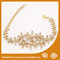 Gold Custom Metal Bracelets With White Zircon Charm Bracelets For Girls supplier