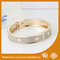 cheap  Solid Brass 18K Gold Cuff Bangle Bracelets Fashion Jewelry Bangles
