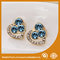 2.6CM Alloy Heart Metal Earrings Jewelry  / Safety Pin Earrings supplier
