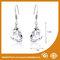 cheap  OEM / ODM Womens Silver Metal Earrings Hook Zinc Alloy Plated