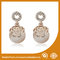 OEM / ODM Womens Silver Metal Earrings Hook Zinc Alloy Plated supplier