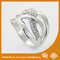 Trendy Zinc Alloy Fashion Jewelry Rings Ladies Silver Finger Rings supplier
