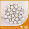 Antique Jewelry Handmade Metal Brooches , White Pearl Brooches supplier