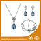 Silver Plated Two Piece Bridesmaid Jewelry Sets With Synthetic CZ supplier