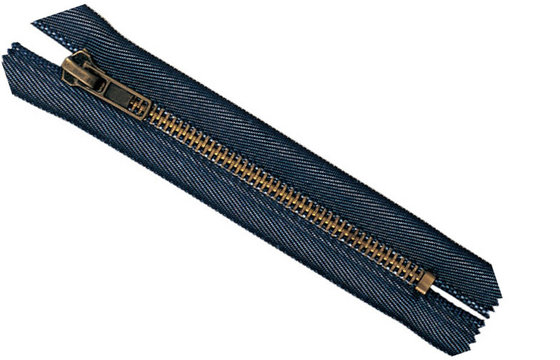 China Custom Metal Brass Zippers supplier