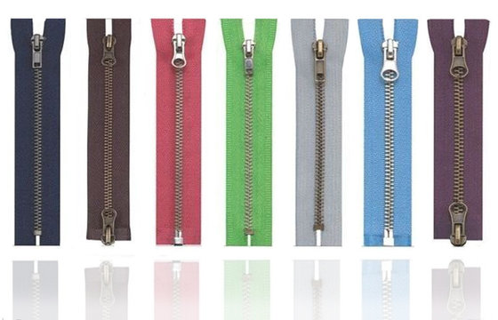 China Anti-brass plated Brass Metal Zipper 8# , eco-friendly OEM available for jean jackt supplier