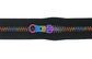 Black Tape Plastic Rainbow Teeth Zippers 2 Way Open End 5 # With A/LM/L N/L Slider supplier