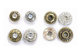 Custom Made Metal Washable Snap Buttons For Clothing Round Shape supplier
