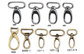 Hook Zinc Alloy Handbag Accessories , Snap Key Chain Buckle Handbag supplier