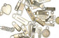 Customized Auto Lock Zipper Slider Puller / Garments Accessories Zipper Pull supplier