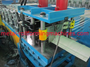 China 70MM Solid Steel Ridge Cap Roll Forming Machine 508 MM Coil Inner Diameter supplier