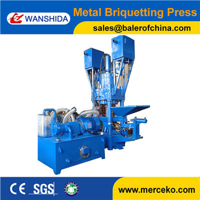 China Strong force PLC control cast iron Sawdust hydraulic Briquetting Presses manufacturer supplier