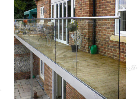 China Europe standards U channel glass railing for staircase balcony supplier