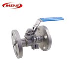High pressure carbon steel 1 inch one piece flanged end ball valve ansi