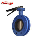 Ductile cast iron awwa c504 flanged butterfly valve 150psi dn1000 pn25