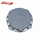 Ductile cast iron 500mm round recessed manhole cover and frame