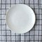 Tableware wholesale 8inch western white bone china plate with logo