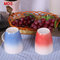 New style wholesale 350ml gradient ceramic mug handles
