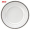 Porcelain salad plate wholesale vintage porcelain plates with platinum rim