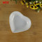 Professional factory creative heart shaped porcelain snack tray cold dish
