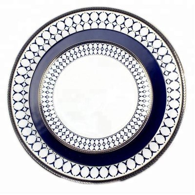 Custom design royal fine decal bone china dinnerware dinner set