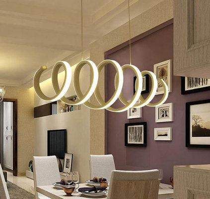 commercial led circular ring pendant lighting fixture