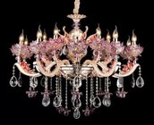 China 15 - Bulb Luxurious Crystal Zinc Alloy Contemporary Chandelier Lighting For Villas distributor