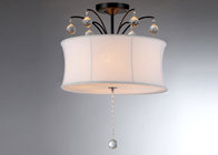 Best Fabric covering Modern Chandelier Lighting , Modern Pendant Lamp for sale