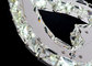 Home Decoration Custom Crystal Ring Chandelier 20W LED 7500K - 8000K supplier